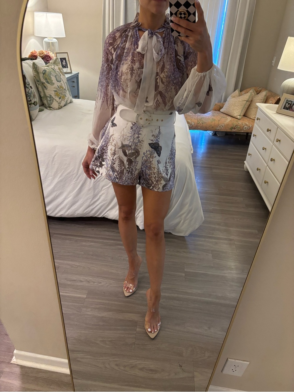 🦋 ZIMMERMANN Luminous Wisteria Butterfly Print Two-Piece Set 🦋 - Picture 6 of 13